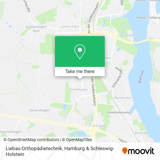 Liebau Orthopädietechnik map