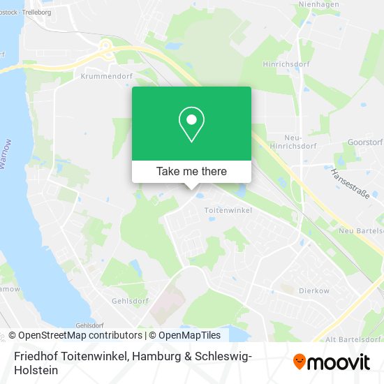 Friedhof Toitenwinkel map