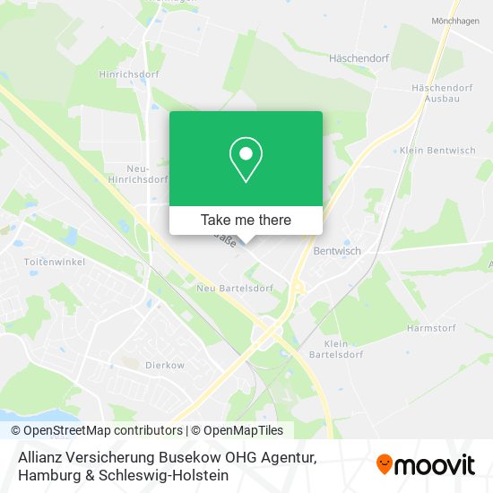 Allianz Versicherung Busekow OHG Agentur map