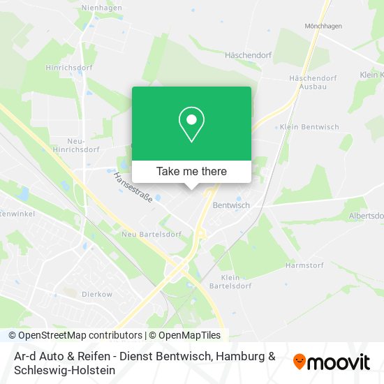Ar-d Auto & Reifen - Dienst Bentwisch map