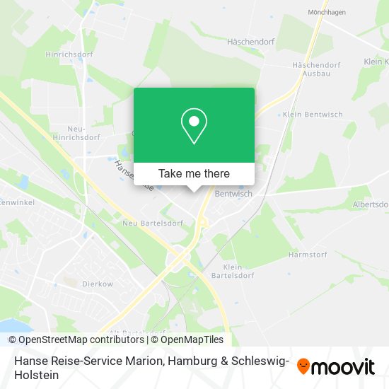 Hanse Reise-Service Marion map