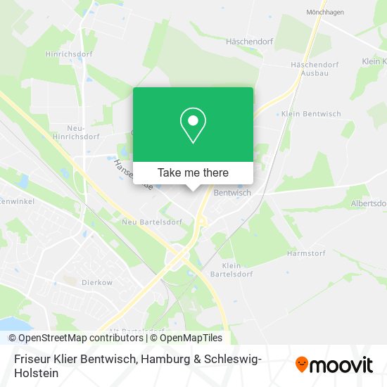 Friseur Klier Bentwisch map