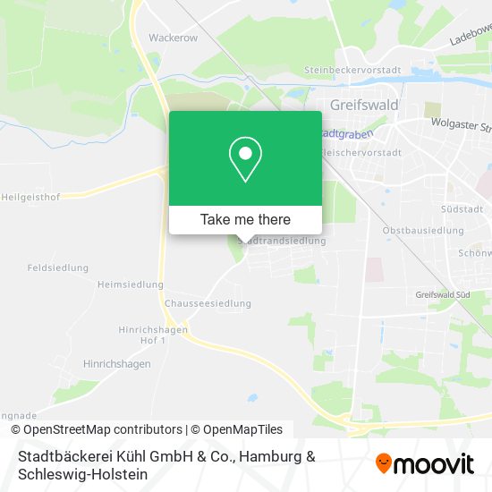 Stadtbäckerei Kühl GmbH & Co. map