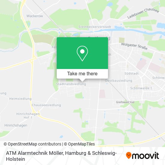 ATM Alarmtechnik Möller map