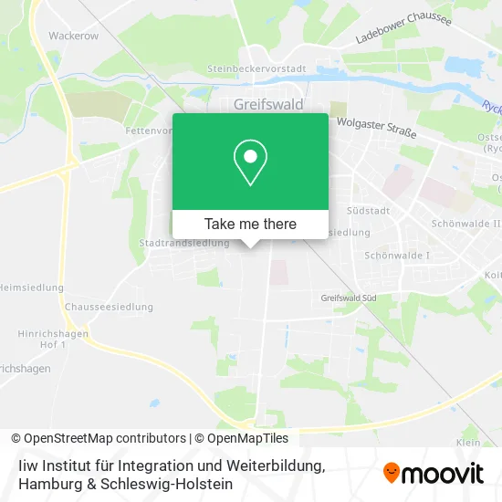 Карта Iiw Institut für Integration und Weiterbildung