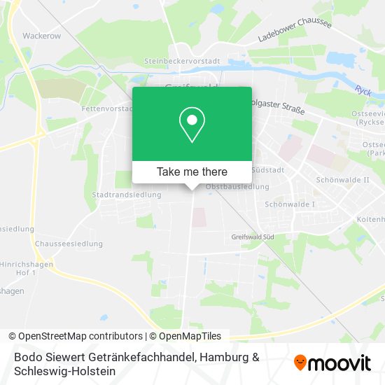 Bodo Siewert Getränkefachhandel map