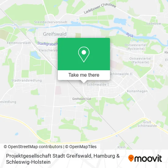 Карта Projektgesellschaft Stadt Greifswald