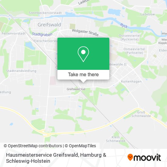 Карта Hausmeisterservice Greifswald