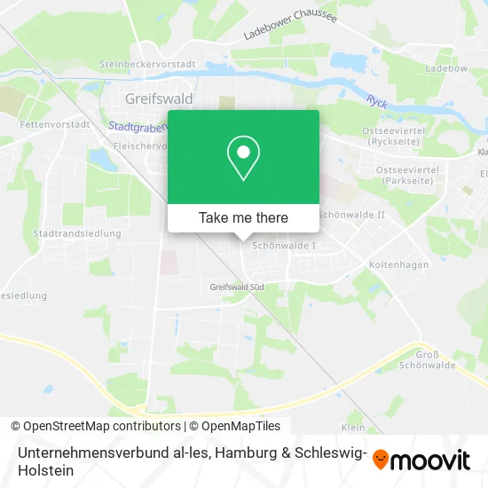 Карта Unternehmensverbund al-les