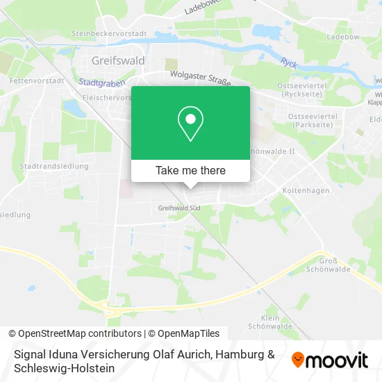 Карта Signal Iduna Versicherung Olaf Aurich