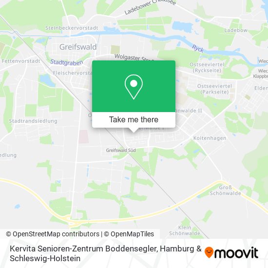 Kervita Senioren-Zentrum Boddensegler map