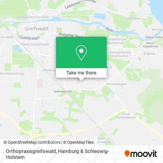 Карта Orthopraxisgreifswald