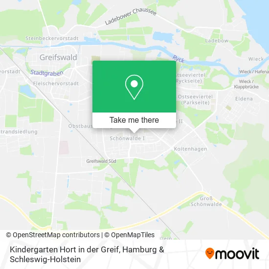 Карта Kindergarten Hort in der Greif