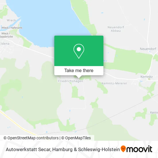 Карта Autowerkstatt Secar