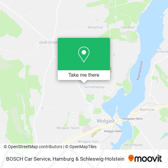 BOSCH Car Service map