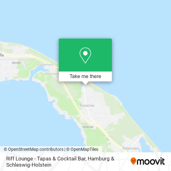 Карта Riff Lounge - Tapas & Cocktail Bar