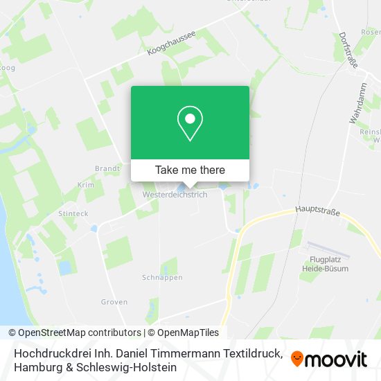 Hochdruckdrei Inh. Daniel Timmermann Textildruck map