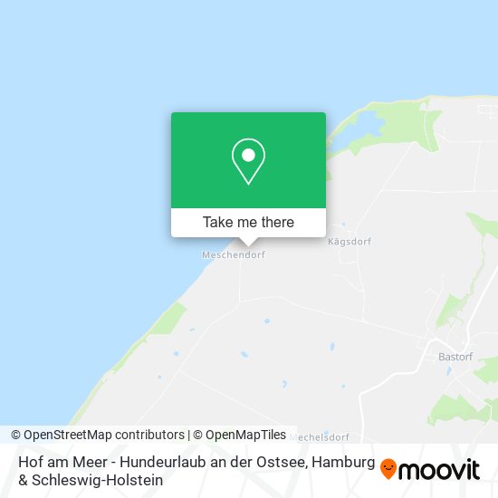 Hof am Meer - Hundeurlaub an der Ostsee map