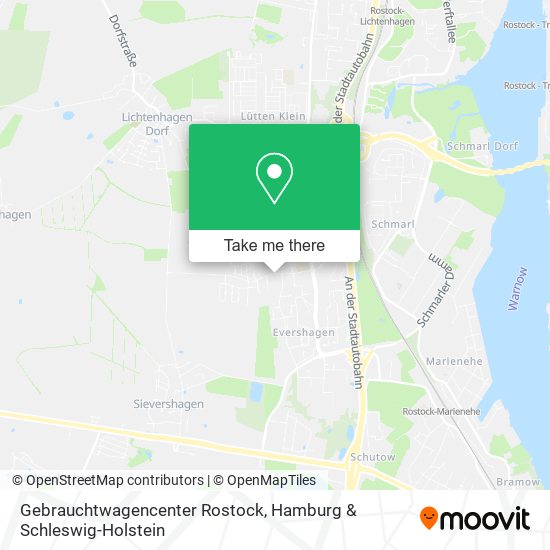 Gebrauchtwagencenter Rostock map