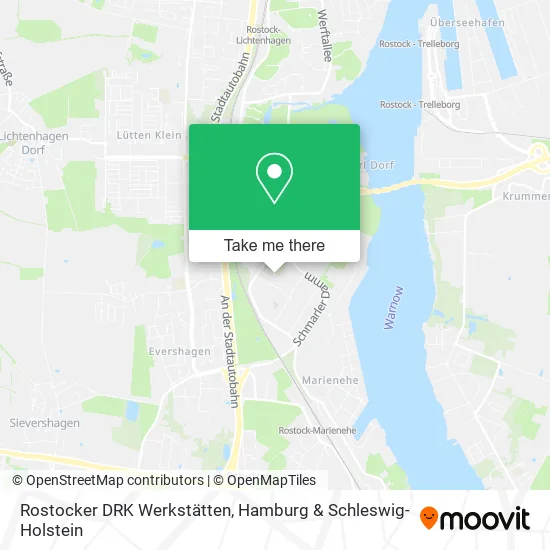 Карта Rostocker DRK Werkstätten