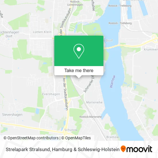 Карта Strelapark Stralsund