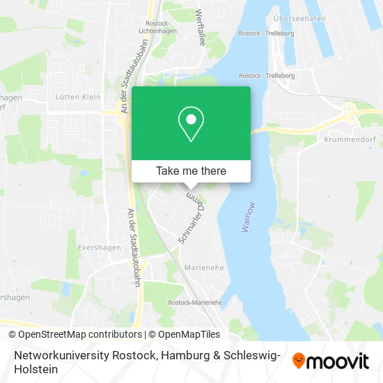 Карта Networkuniversity Rostock