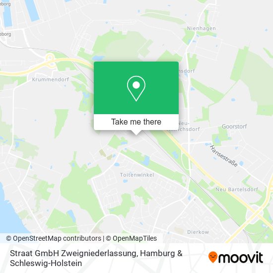 Карта Straat GmbH Zweigniederlassung