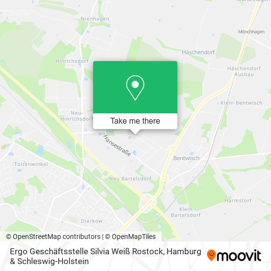 Ergo Geschäftsstelle Silvia Weiß Rostock map