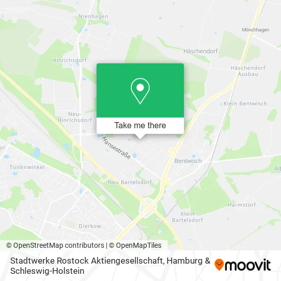 Карта Stadtwerke Rostock Aktiengesellschaft