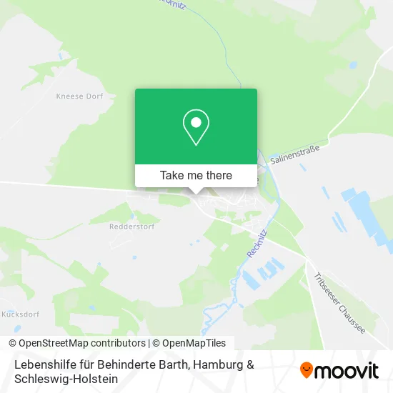 Карта Lebenshilfe für Behinderte Barth