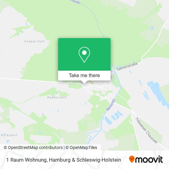 1 Raum Wohnung map