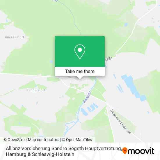 Карта Allianz Versicherung Sandro Segeth Hauptvertretung