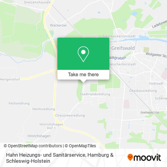 Hahn Heizungs- und Sanitärservice map