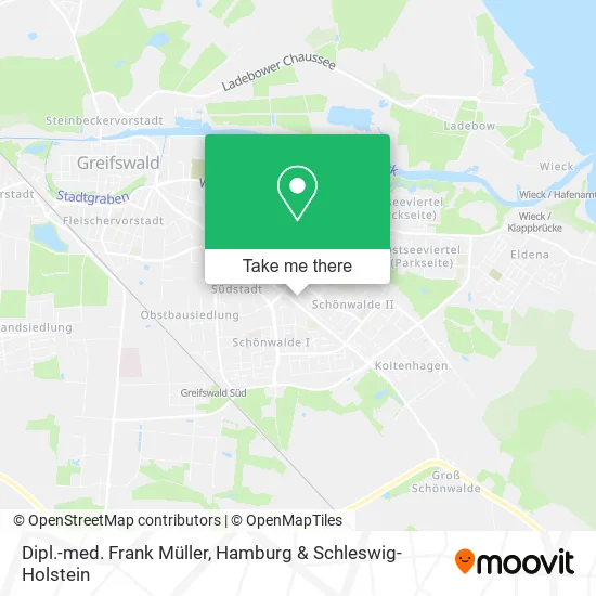 Карта Dipl.-med. Frank Müller