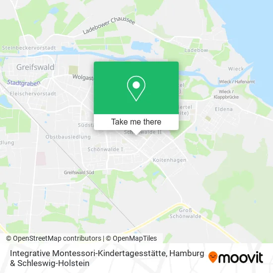 Карта Integrative Montessori-Kindertagesstätte