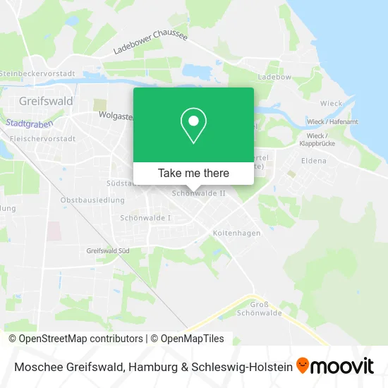 Карта Moschee Greifswald