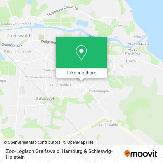 Карта Zoo-Logisch Greifswald