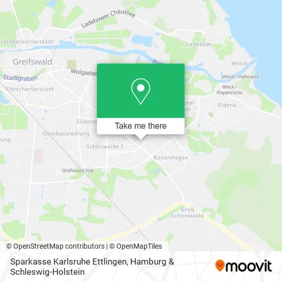 Карта Sparkasse Karlsruhe Ettlingen
