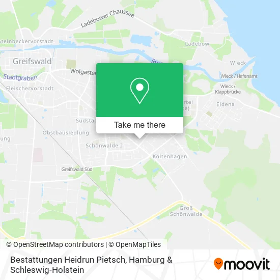 Карта Bestattungen Heidrun Pietsch