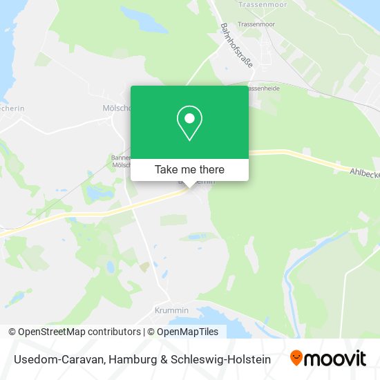 Usedom-Caravan map