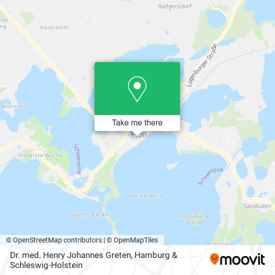 Dr. med. Henry Johannes Greten map