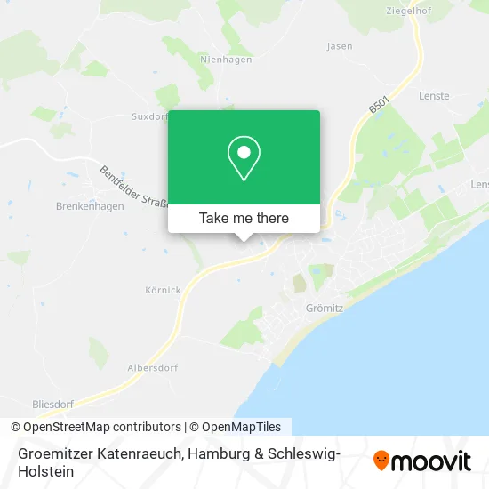 Карта Groemitzer Katenraeuch