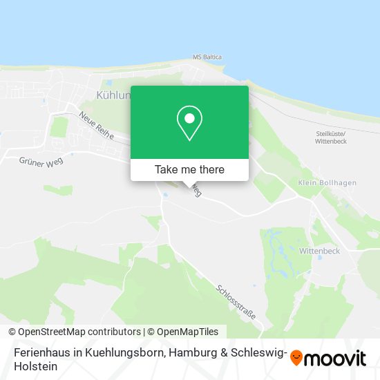 Ferienhaus in Kuehlungsborn map