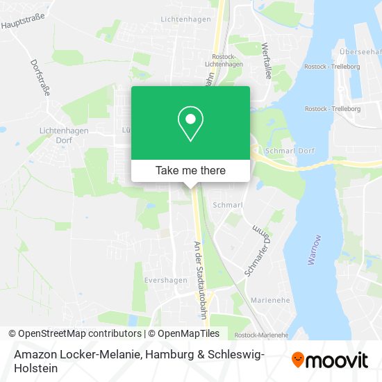 Amazon Locker-Melanie map