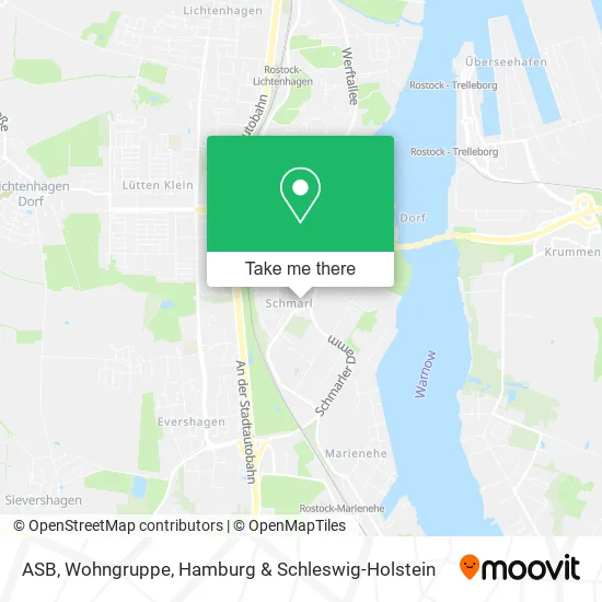 Карта ASB, Wohngruppe