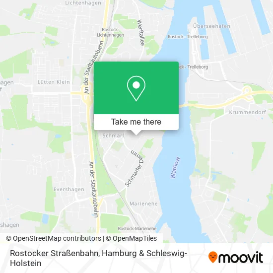 Карта Rostocker Straßenbahn