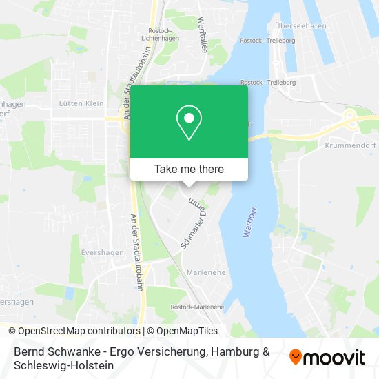 Bernd Schwanke - Ergo Versicherung map