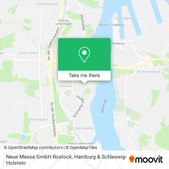 Карта Neue Messe GmbH Rostock