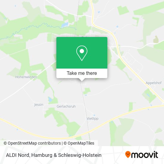 ALDI Nord map