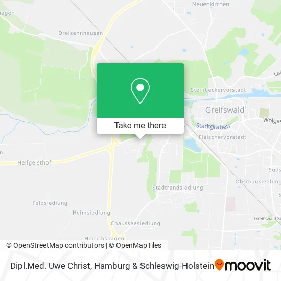 Карта Dipl.Med. Uwe Christ